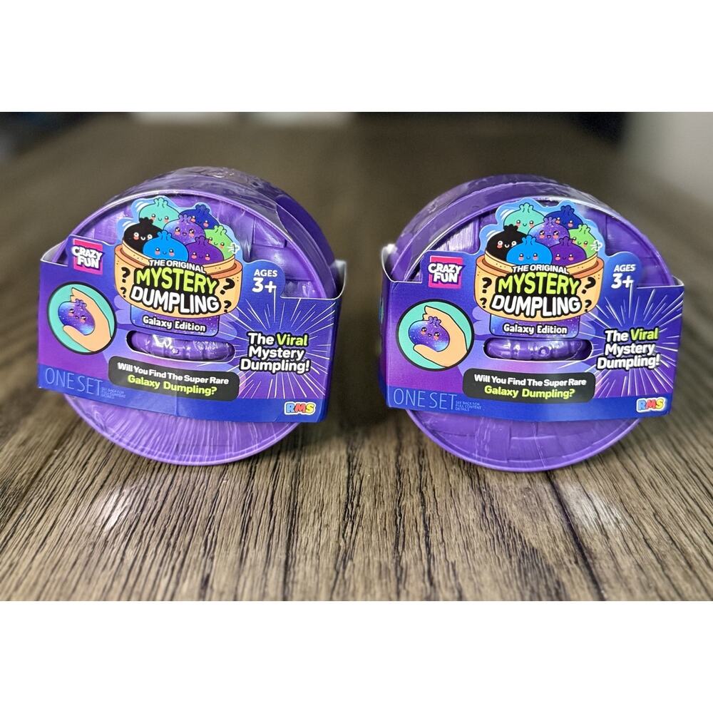 RMS Crazy Fun Squishy Bun The Original Mystery Dumpling Galaxy Edition Viral New